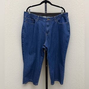 Catherines Women’s Plus Dark Blue Straight Leg Jeans